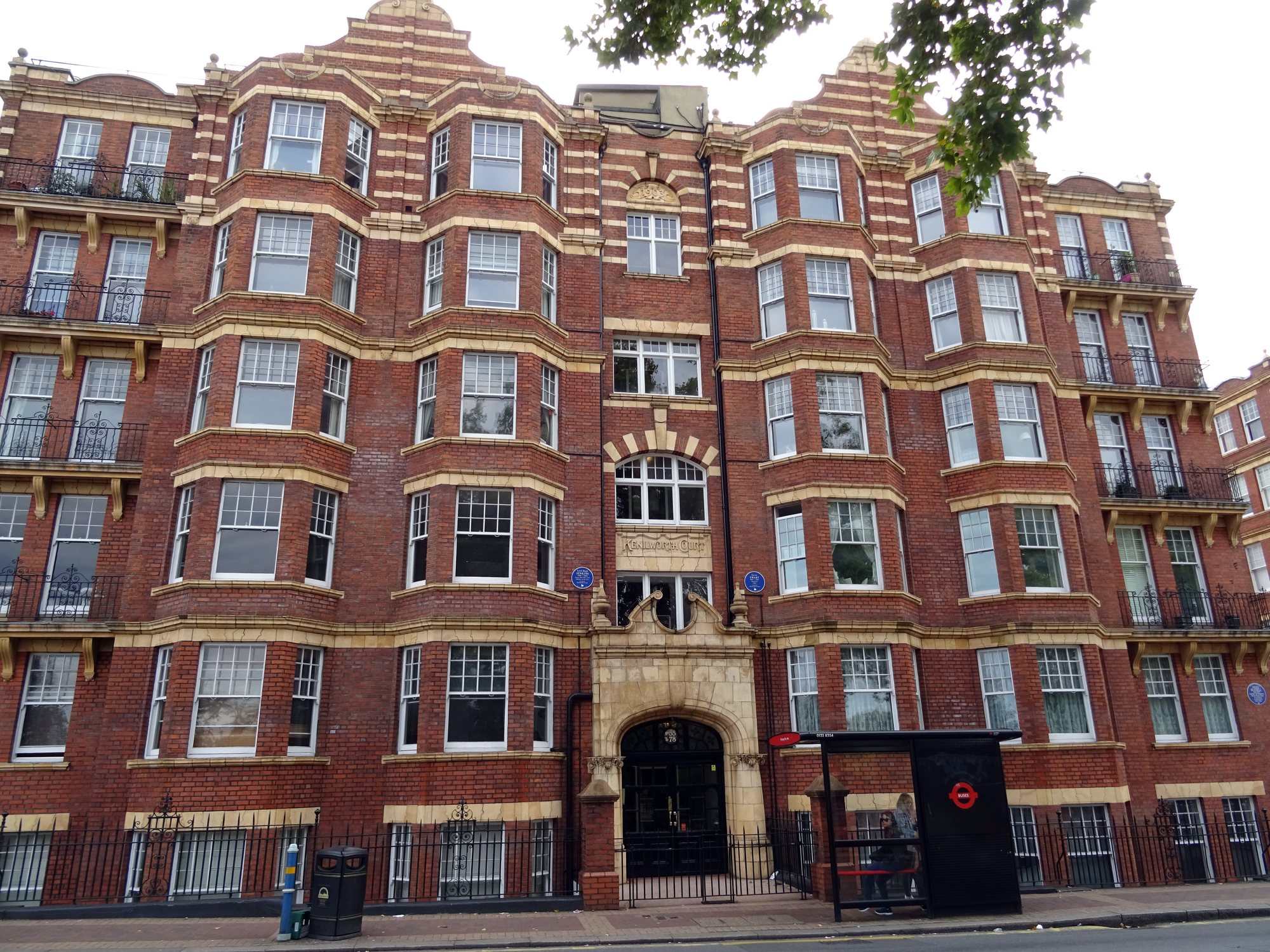 Kenilworth Court, a red-brick riverside mansion block on Lower Richmond Road in Putney SW15